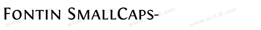 Fontin SmallCaps字体转换 Fontin SmallCaps字体转换